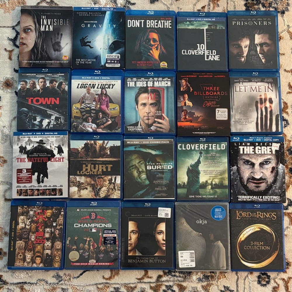 Blu Ray Lot of 20 Movies